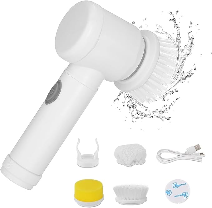 CleanTech Pro™ Electric Cleaning Brush - Versatile cleaning tool for kitchen, bathroom, and upholstery