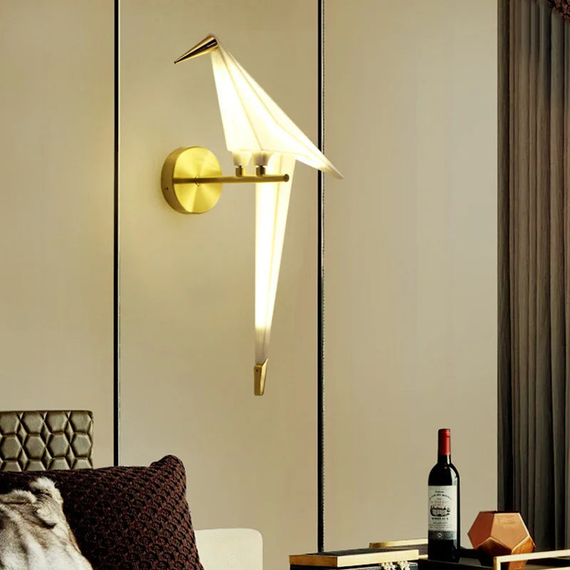 LumeCrafter™ | Applique Grue en Papier