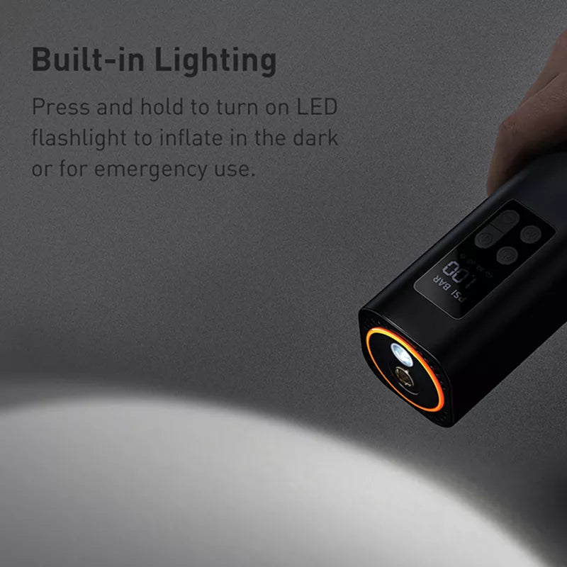 Baseus Mini Car Air Compressor - Portable 12V Tire Inflator