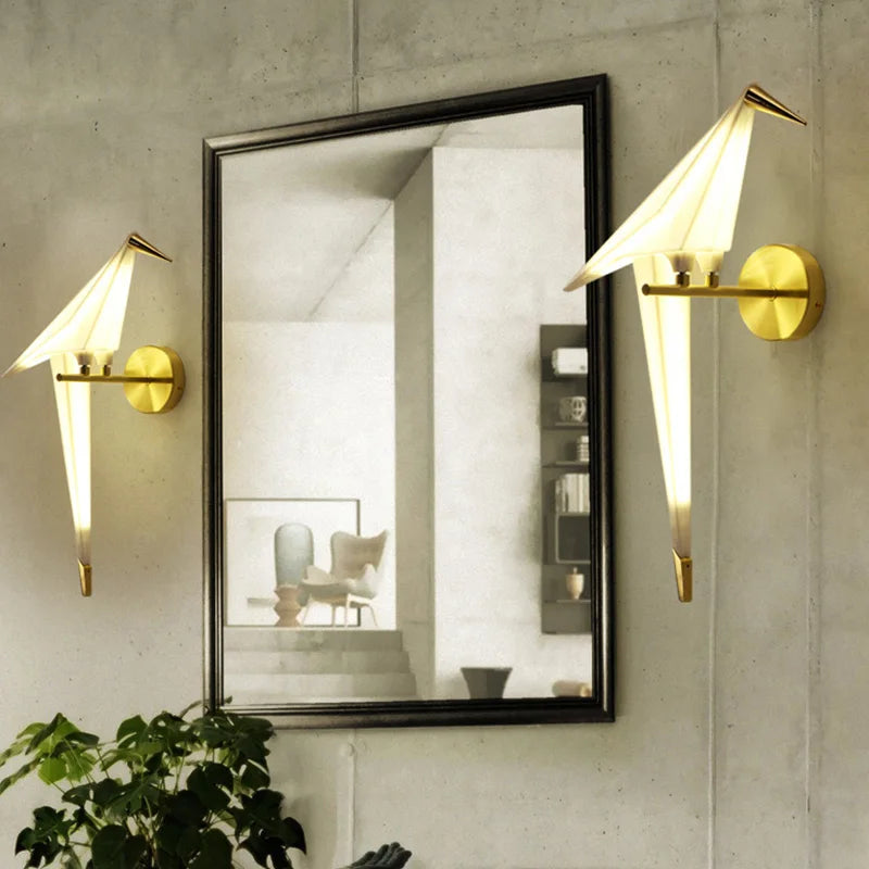 LumeCrafter™ | Applique Grue en Papier