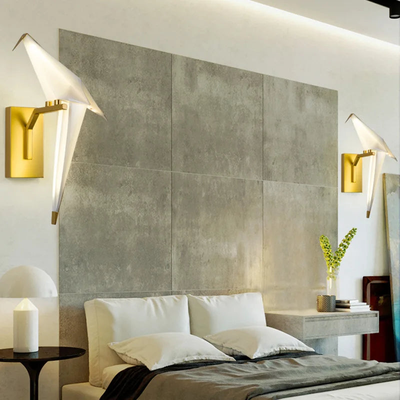 LumeCrafter™ | Applique Grue en Papier