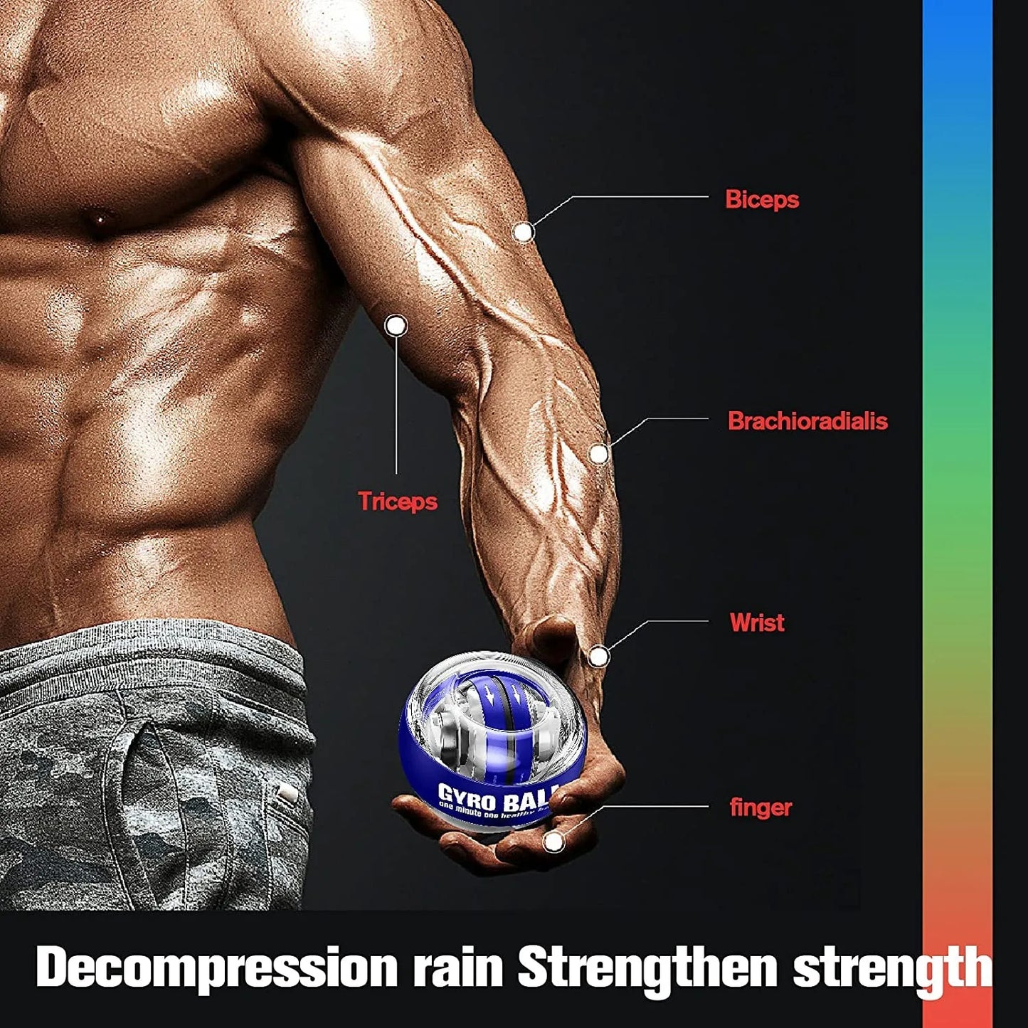 Powerspin ™ | LED Powerball Giroscópico Muñeco Entrenador