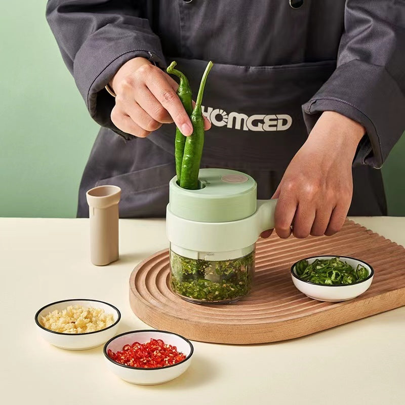 ChopEase™ 4-in-1 Vegetable Chopper: A multi-functional kitchen tool for chopping, dicing, julienning, and more.