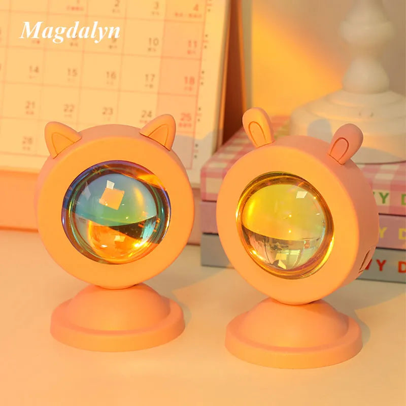 RainbowGlow™ | Mini Sunset Projection Lamp