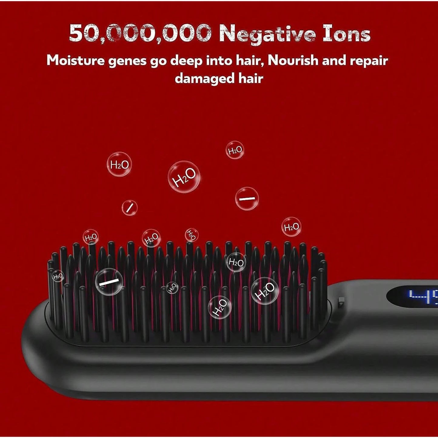 Glowlock ™ | Tragbares kabelloses Haarglätterbürste