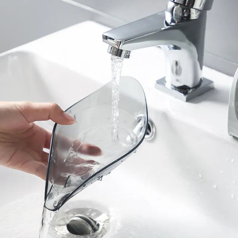 SudSculpt™ | Leaf-Shaped Soap Holder - Non-slip Kitchen and Bathroom Soap Dish