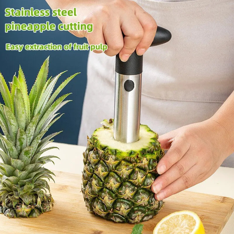 PineapplePro ™ roestvrijstalen ananas Slicer & Peeler