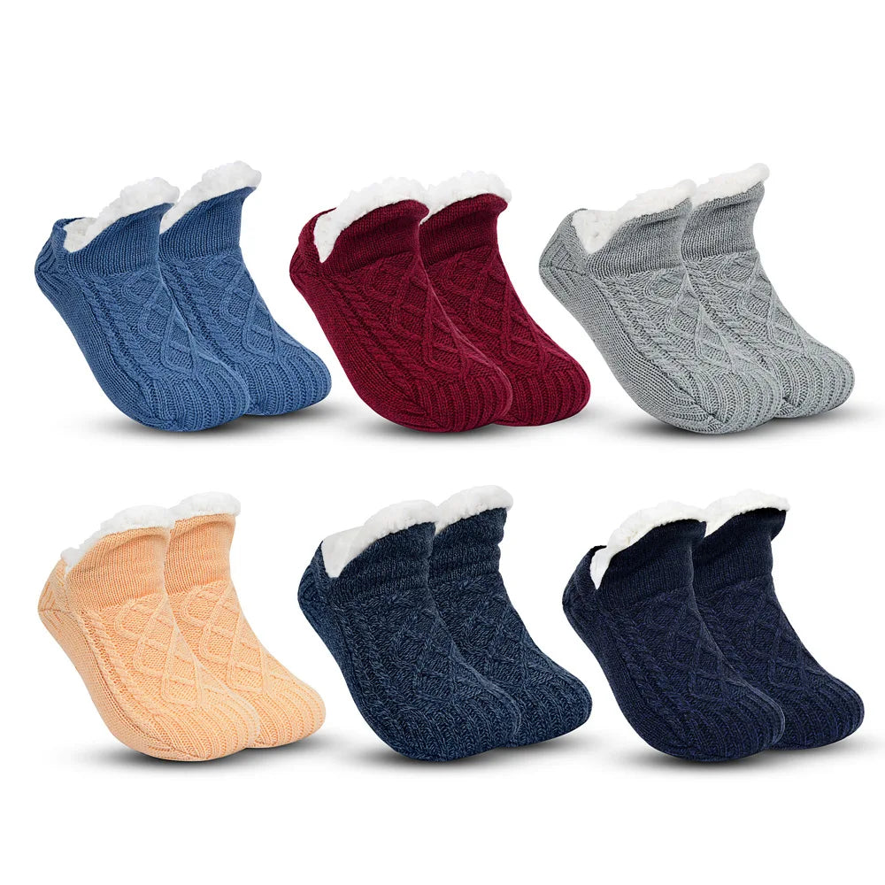 CozyCharm™ | Chaussettes thermiques d'hiver en cachemire pour la maison
