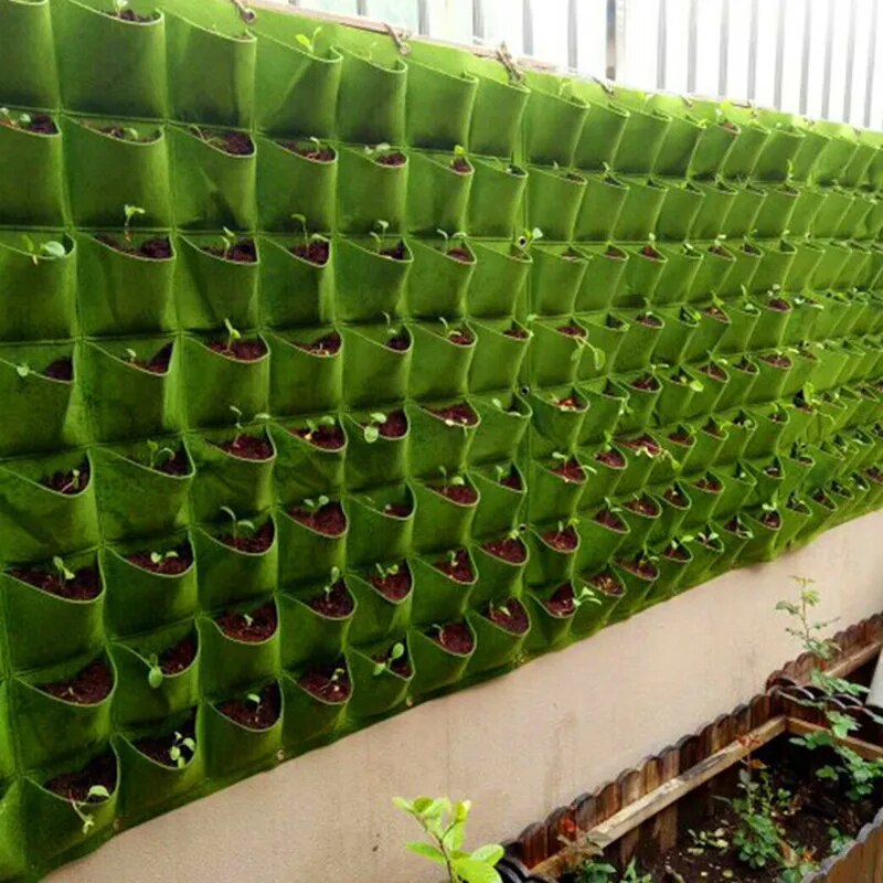 GardenGrow™ Wall Hanging Planting Bags - Vertical Garden Delight