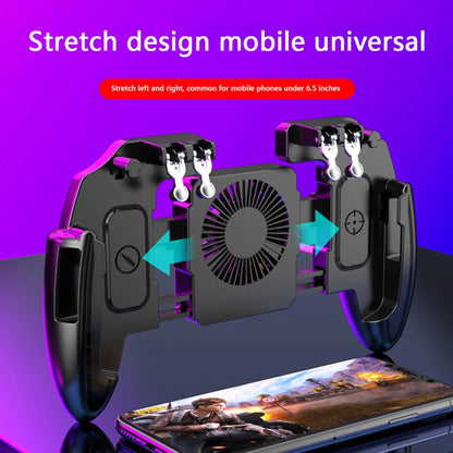 TurboShot™ | ABS 6 Fingers Gamepad with Cooling Fan for PUBG