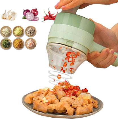 ChopEase™ 4-in-1 Vegetable Chopper: A multi-functional kitchen tool for chopping, dicing, julienning, and more.