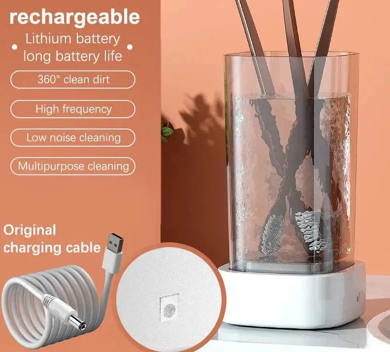 BrushRevive™: Automatic Electric Makeup Brush Cleaner  pen_spark