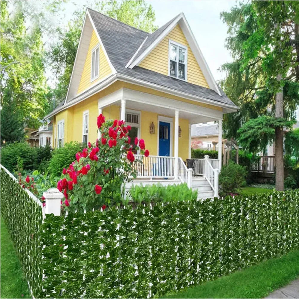 GreenGuard™ | Artificial Ivy Hedge Fence Panels for Outdoor Garden Balcony Decoration - by Ndotohuis