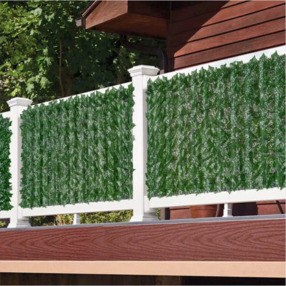 GreenGuard™ | Artificial Ivy Hedge Fence Panels for Outdoor Garden Balcony Decoration - by Ndotohuis