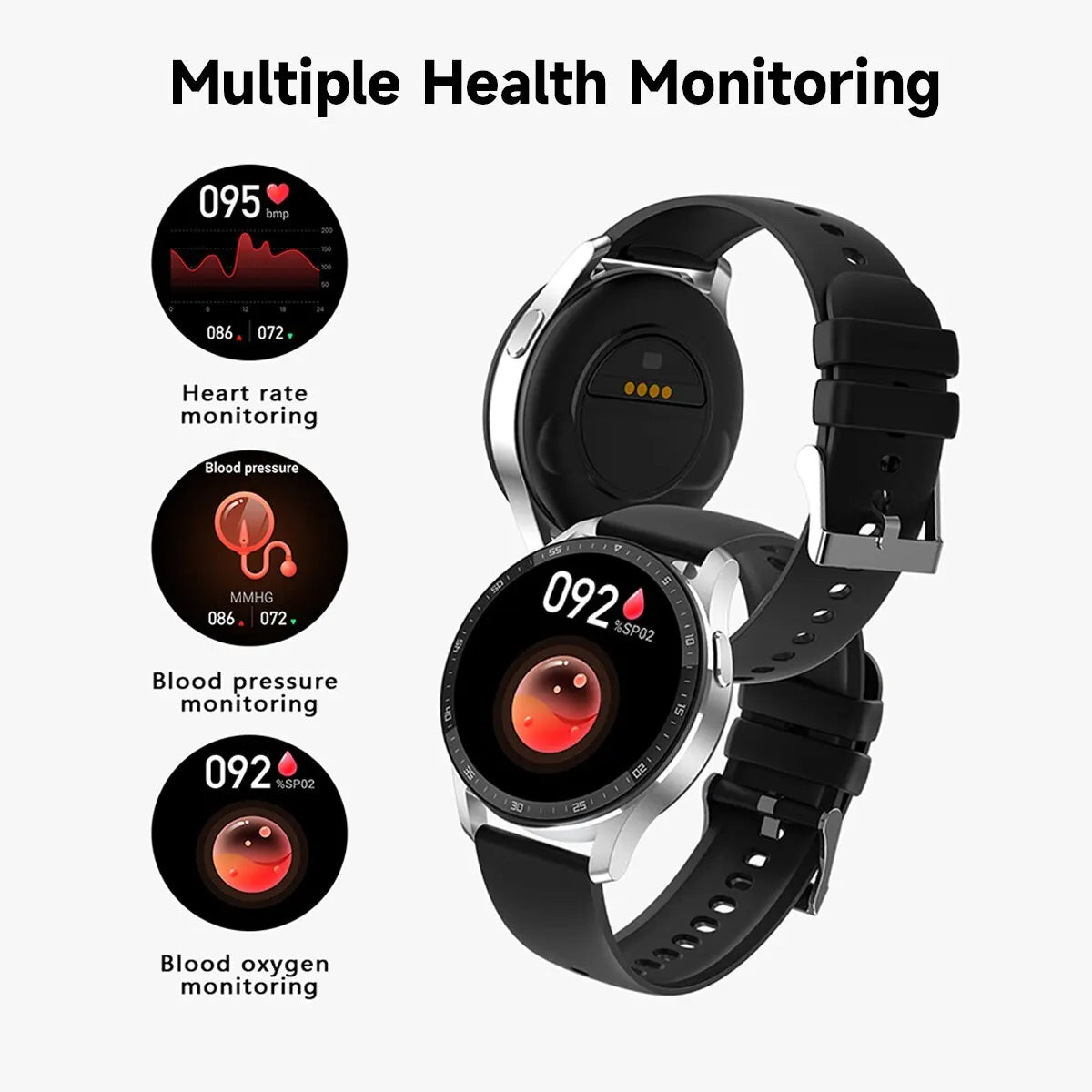 FusionFit™ | Smartwatch with Wireless Bluetooth Earphones| Ndotohuis.com