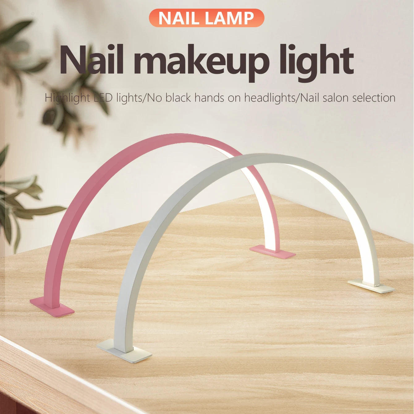 GlowGlam™ | LED Nail Lamp - Professional Desktop Embroidery and Nail Arc Fill Light