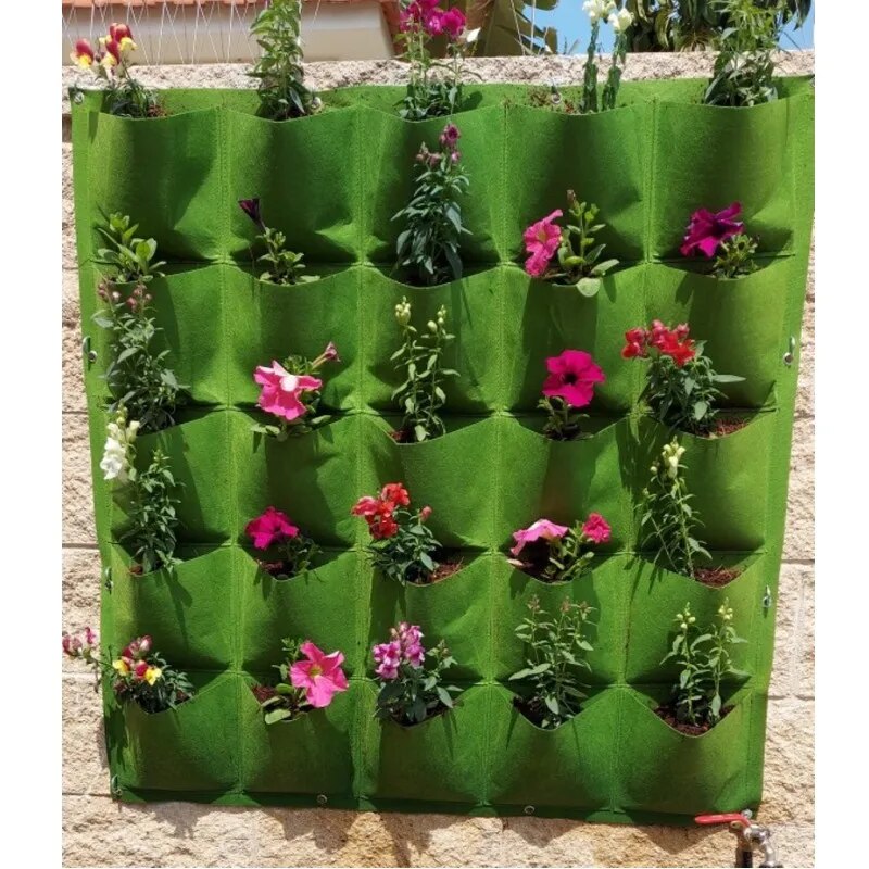 GardenGrow™ Wall Hanging Planting Bags - Vertical Garden Delight