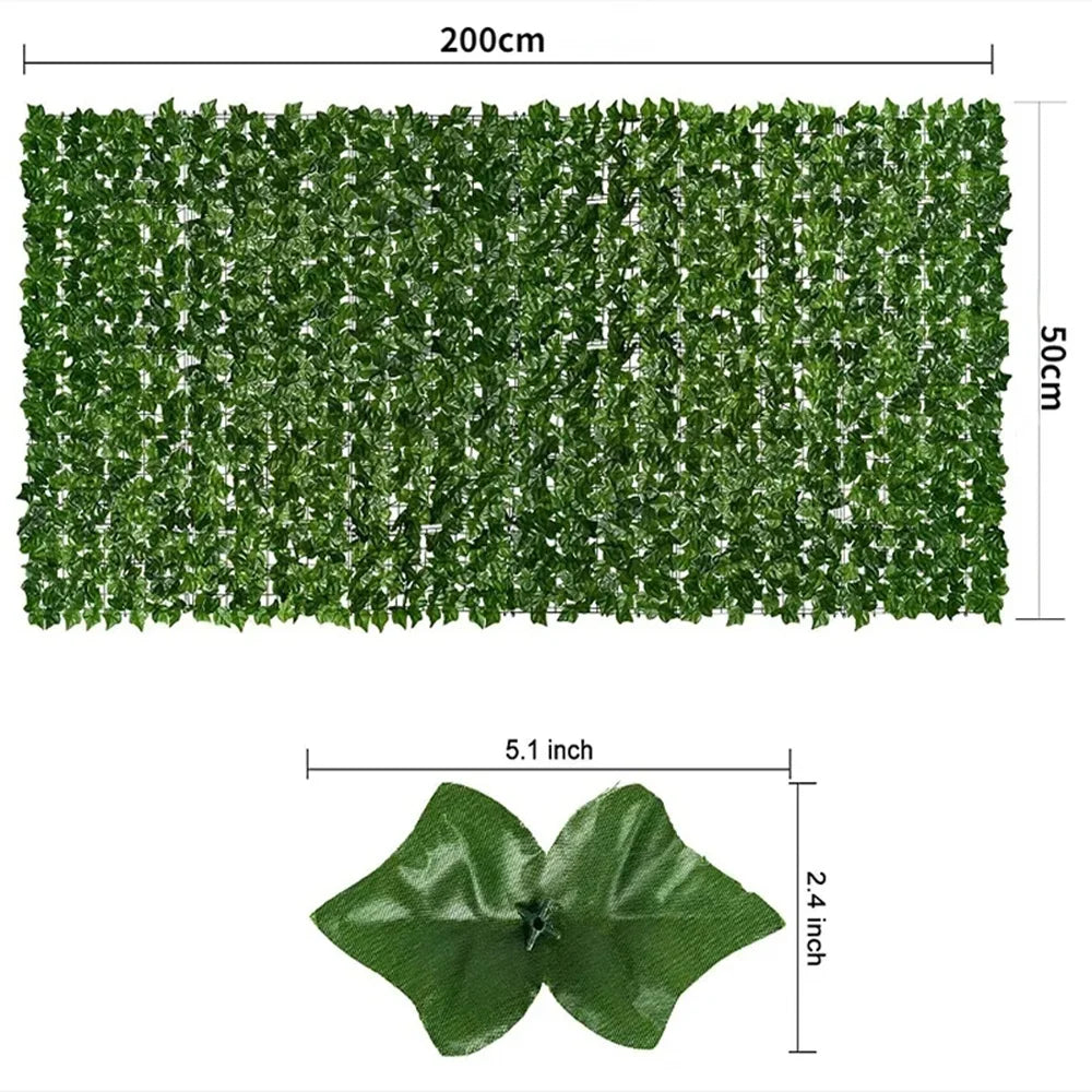 GreenGuard™ | Artificial Ivy Hedge Fence Panels for Outdoor Garden Balcony Decoration - by Ndotohuis