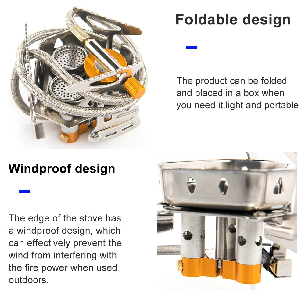 Widesea Big Power Gas Stove - Portable Camping Cookware