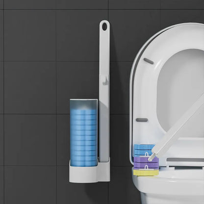 CleanEase™ | Wall-Mounted Disposable Toilet Brush