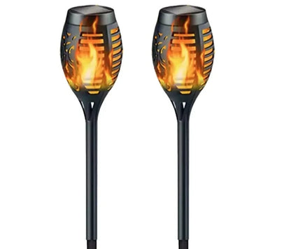 Solar Flame Torch Lights- Flickering Light Waterproof Garden Decoration Outdoor Lawn Path Yard Patio Floor Lamps | Ndotohuis™