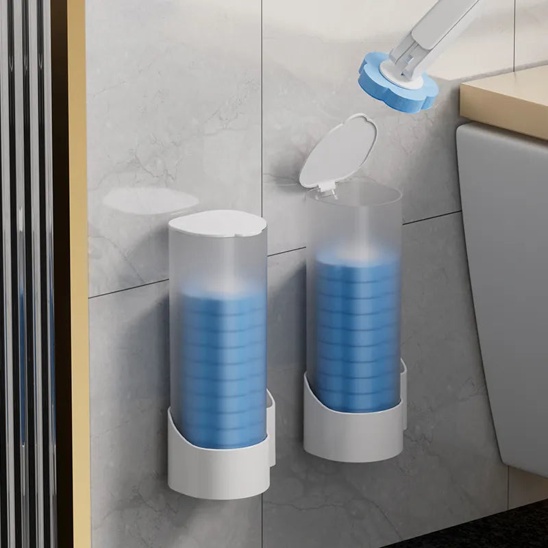 CleanEaseMC | Brosse de toilette jetable murale