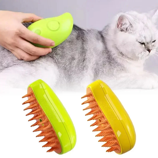 PurrSpa™ | Cat Steam Brush - 3 in 1 Electric Spray Cat Hair Brushes for Massage, Pet Grooming Comb, and Hair Removal Combs